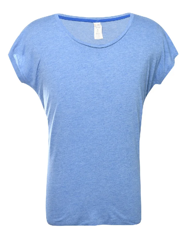 Blue Plain T-shirt - M Compression Compression