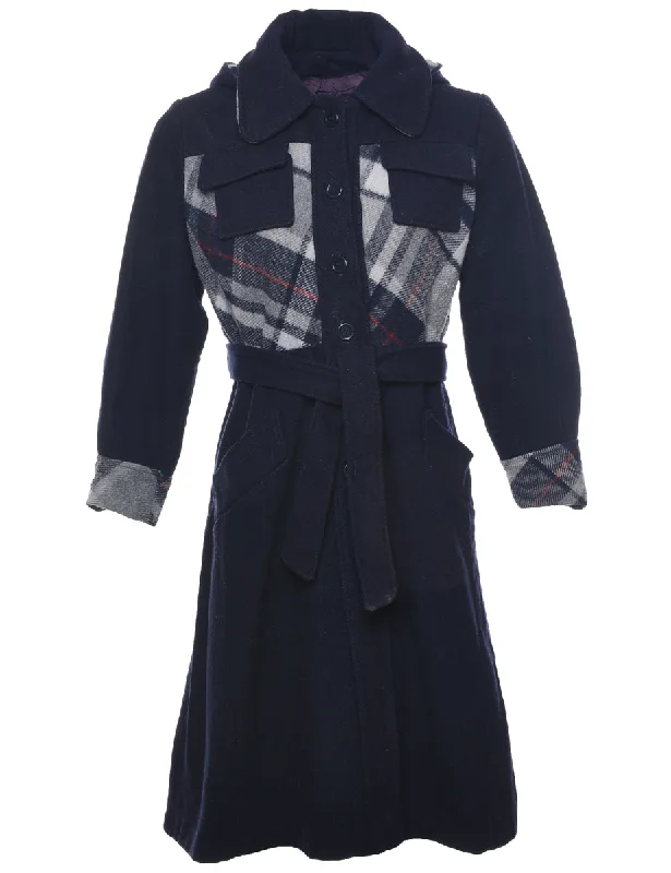Single Breasted Wool Coat - M British Gentlewoman Style British Gentlewoman Style
