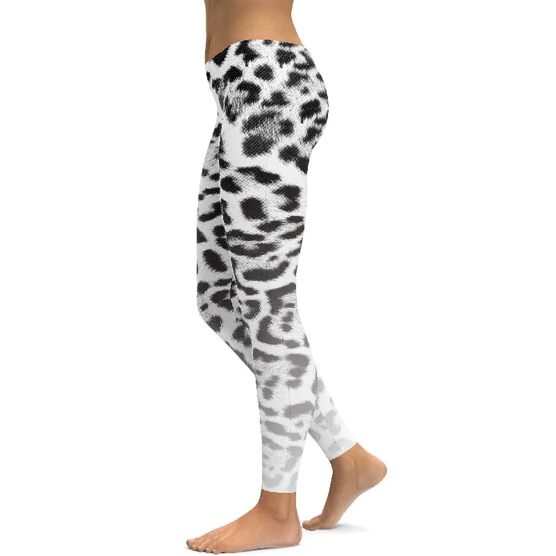 Ombre Snow Leopard Skin Leggings Artistic Women's Hand - painted Artistic Women's Hand - painted Ombre Snow Leopard Skin Leggings Artistic Women's Hand - painted Artistic Women's Hand - painted
