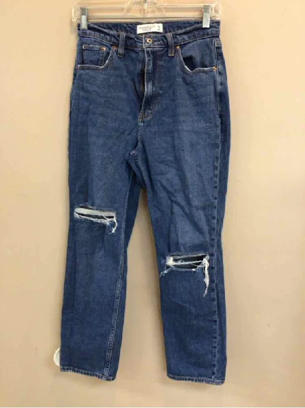 ABERCROMBIE & FITCH SIZE 4 Ladies JEANS Trendy Women's  Trendy Women's 