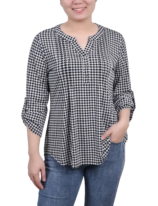 Black White Herringbone