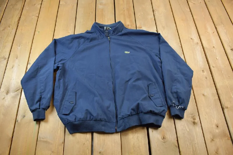 Vintage 1980s Lacoste Bomber Jacket Refined Women's Classic Refined Women's Classic Vintage 1980s Lacoste Bomber Jacket Refined Women's Classic Refined Women's Classic