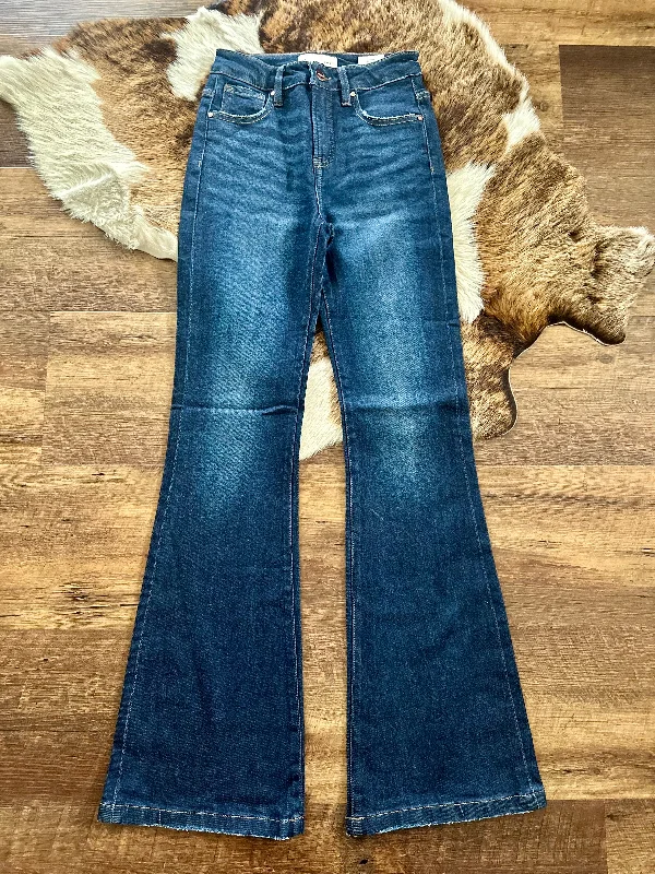 Risen High Rise Flare Jeans Street Street