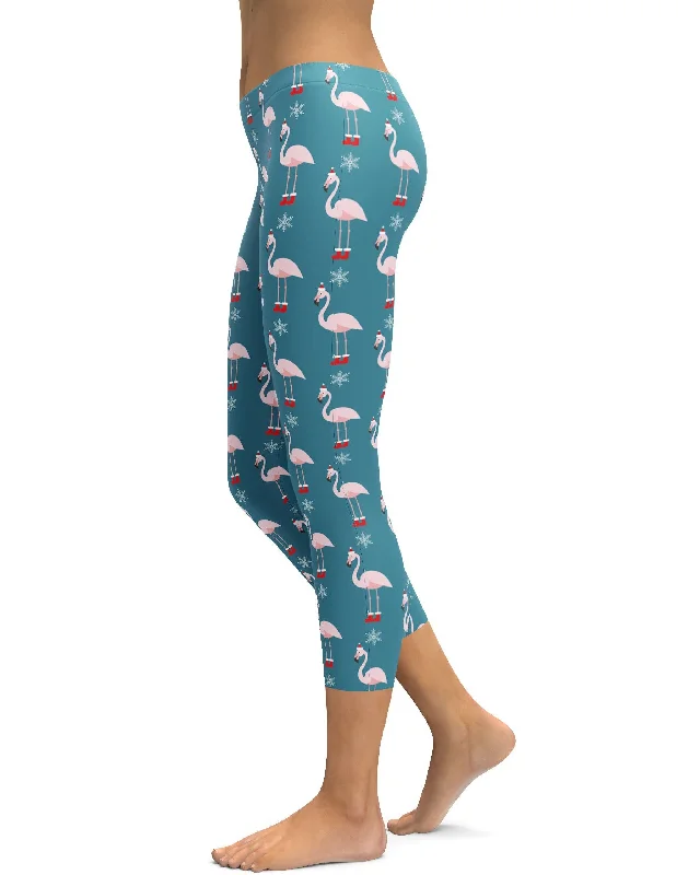 Christmas Flamingo Patterned Capris Dapper Women's Bow - adorned Dapper Women's Bow - adorned Christmas Flamingo Patterned Capris Dapper Women's Bow - adorned Dapper Women's Bow - adorned
