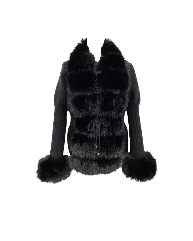 Faux Fur Luxe Tie Coat Adventure Adventure