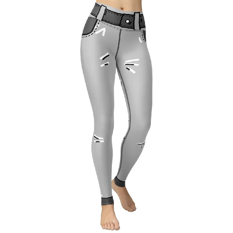 Cartoonized Monochrome Yoga Leggings Bold Women's Animal Print Bold Women's Animal Print Cartoonized Monochrome Yoga Leggings Bold Women's Animal Print Bold Women's Animal Print