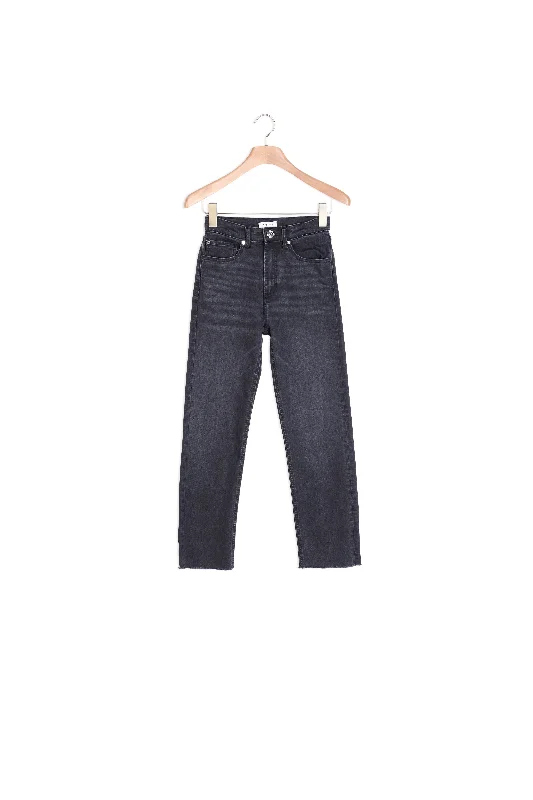 Jean droit à bords francs Unique Women's Upcycled Unique Women's Upcycled