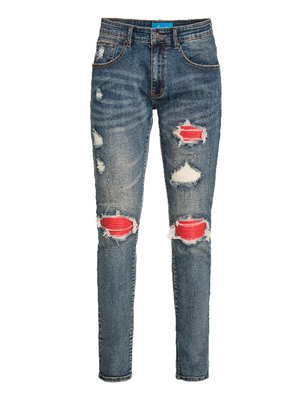 Indigo Quilted Jean (7560) Sleek Women's  Sleek Women's 