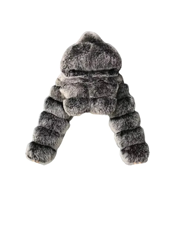 Kim Faux Fur Crop Jacket Bohemian Women's Free Bohemian Women's Free