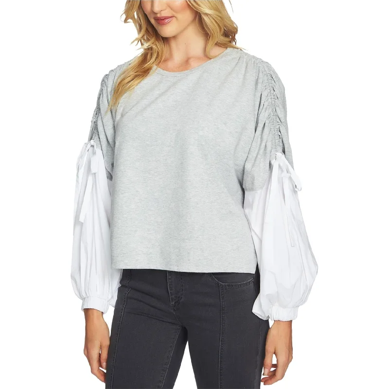 1.State Womens Blouson-Sleeve Sweatshirt Preppy Women's College Preppy Women's College 1.State Womens Blouson-Sleeve Sweatshirt Preppy Women's College Preppy Women's College