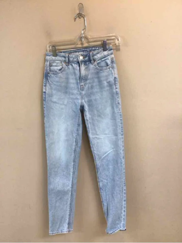 AMERICAN EAGLE SIZE 00 Ladies JEANS Sustainable Organic Sustainable Organic