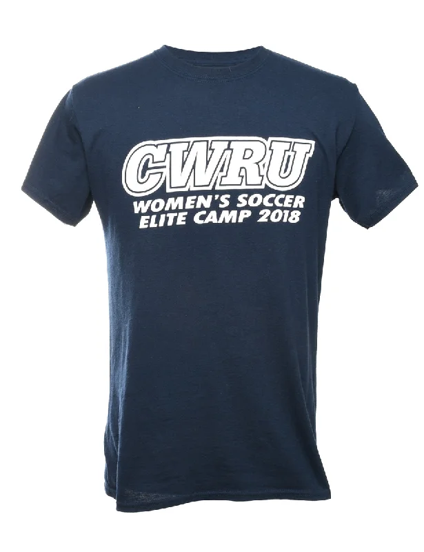 CWRU Women's Soccer Elite Camp 2018 Printed T-shirt - M purpose purpose