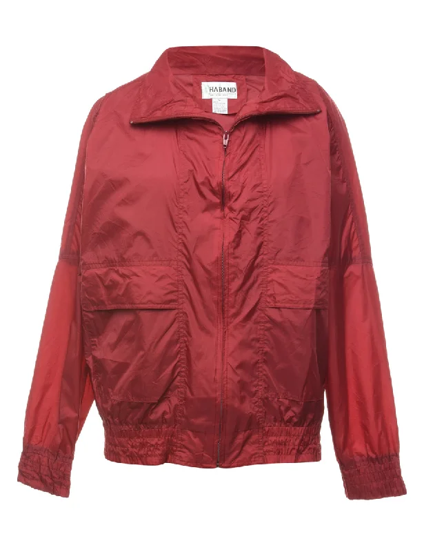 Zip Front Nylon Jacket - L Sophisticated Women's  Sophisticated Women's 