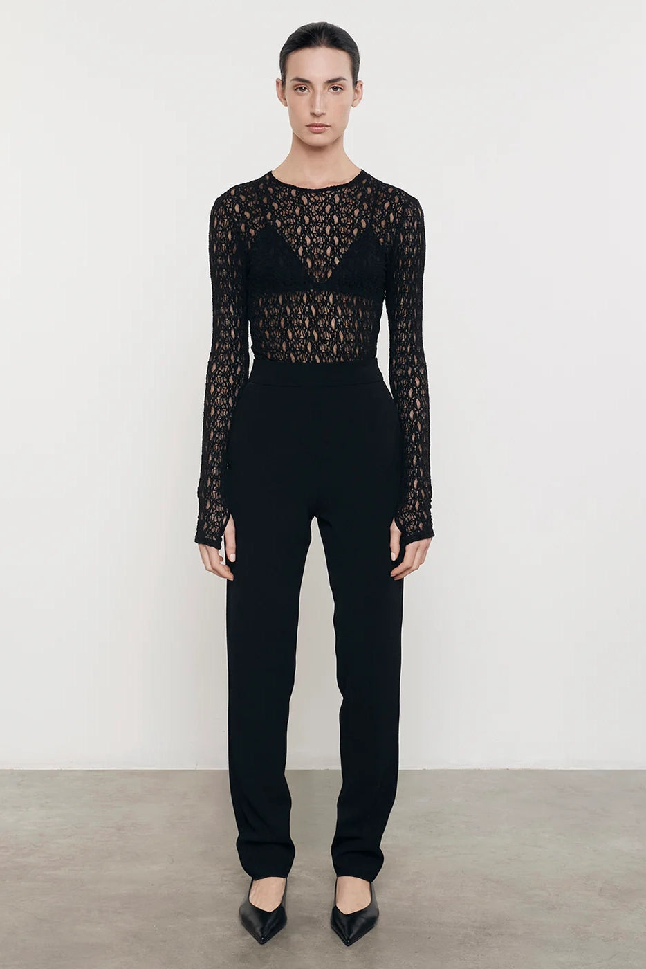 Enza Costa Long Sleeve Lace Top Sophisticated Women's Tailored Sophisticated Women's Tailored Enza Costa Long Sleeve Lace Top Sophisticated Women's Tailored Sophisticated Women's Tailored