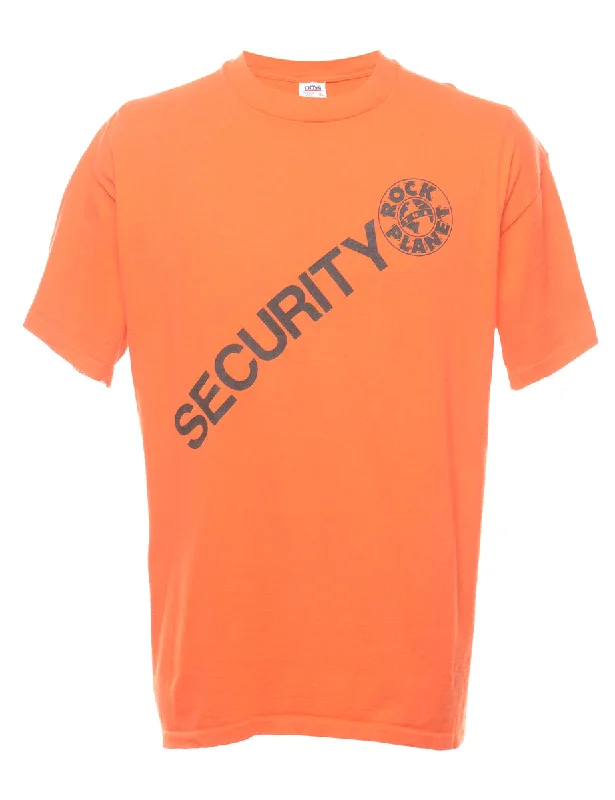 Security Printed T-shirt - XL Sleek Women's  Sleek Women's 