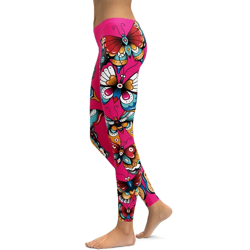 Day of the Dead - Butterflies Leggings Earthy Women's Hemp - based Earthy Women's Hemp - based Day of the Dead - Butterflies Leggings Earthy Women's Hemp - based Earthy Women's Hemp - based