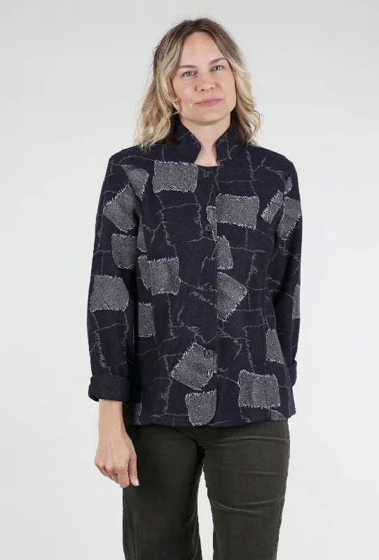 Rainy Sidewalks Jacket, Navy Earthy Women's Hemp - based Earthy Women's Hemp - based Rainy Sidewalks Jacket, Navy Earthy Women's Hemp - based Earthy Women's Hemp - based