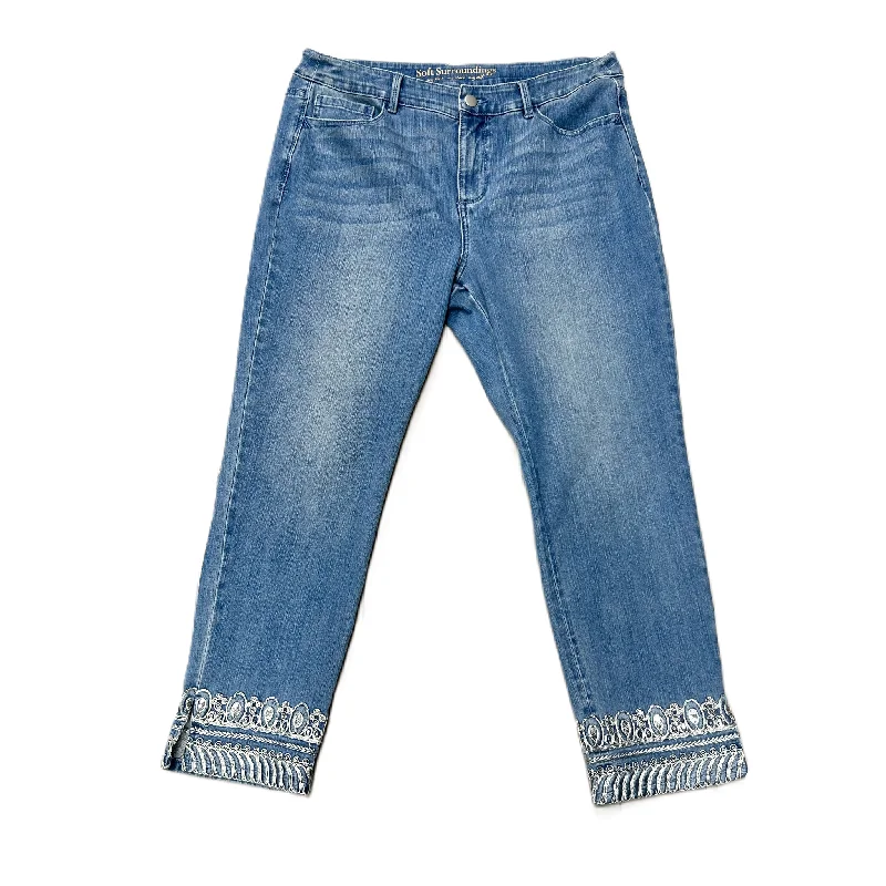 Jeans Straight By Soft Surroundings In Blue Denim, Size: 14 Sustainable Organic Sustainable Organic Jeans Straight By Soft Surroundings In Blue Denim, Size: 14 Sustainable Organic Sustainable Organic