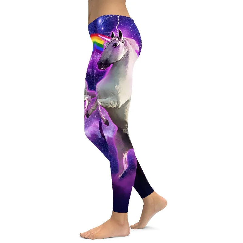 Colorful Unicorn Leggings performance performance