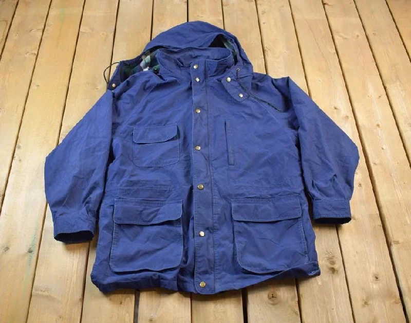 Vintage 1990s Eddie Bauer Blanket Lined Windbreaker Jacket Sustainable Organic Sustainable Organic Vintage 1990s Eddie Bauer Blanket Lined Windbreaker Jacket Sustainable Organic Sustainable Organic