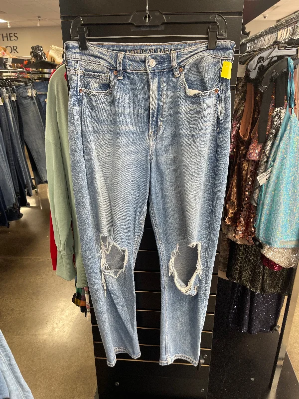 Jeans Boyfriend By American Eagle In Blue Denim, Size: 6 Confident Women's Power Confident Women's Power Jeans Boyfriend By American Eagle In Blue Denim, Size: 6 Confident Women's Power Confident Women's Power