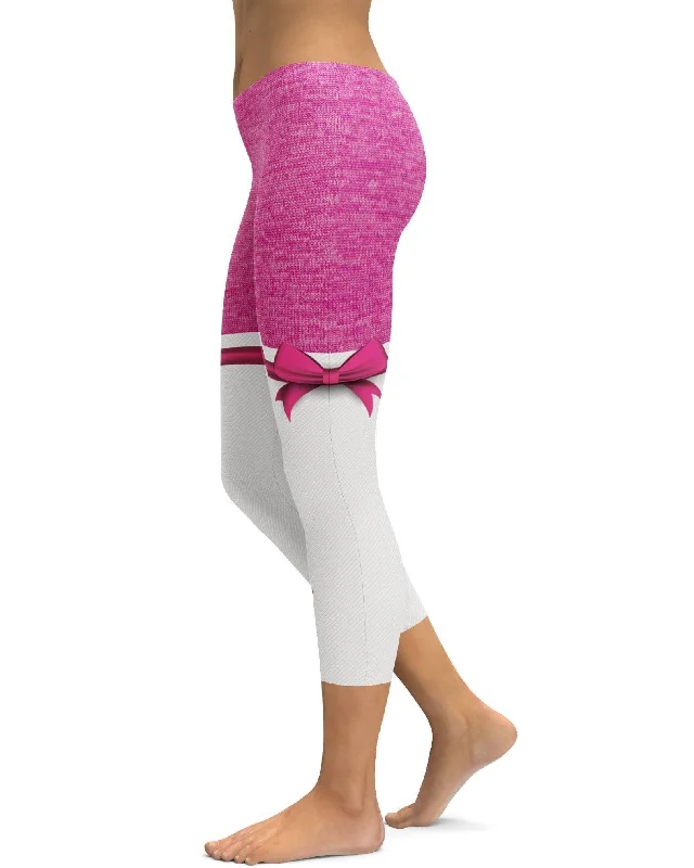 Pink Heathered Thigh High Bow Capris Traditional Women's Wool Traditional Women's Wool Pink Heathered Thigh High Bow Capris Traditional Women's Wool Traditional Women's Wool
