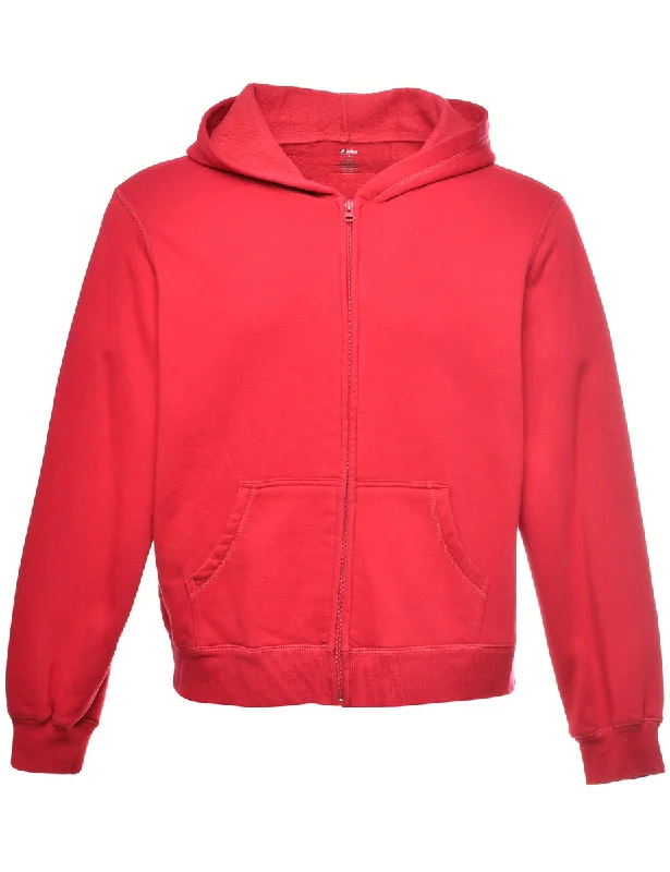 Red Hooded Sweatshirt - XL Earthy Women's Hemp - based Earthy Women's Hemp - based