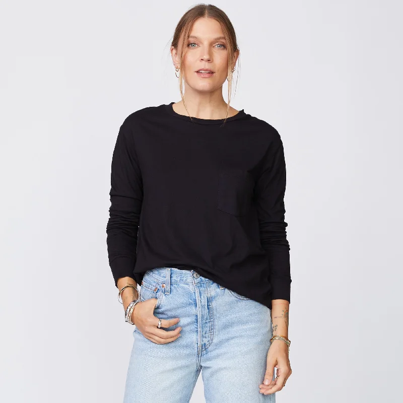 Long Sleeve Ex-Boyfriend Pocket Crew Business Business