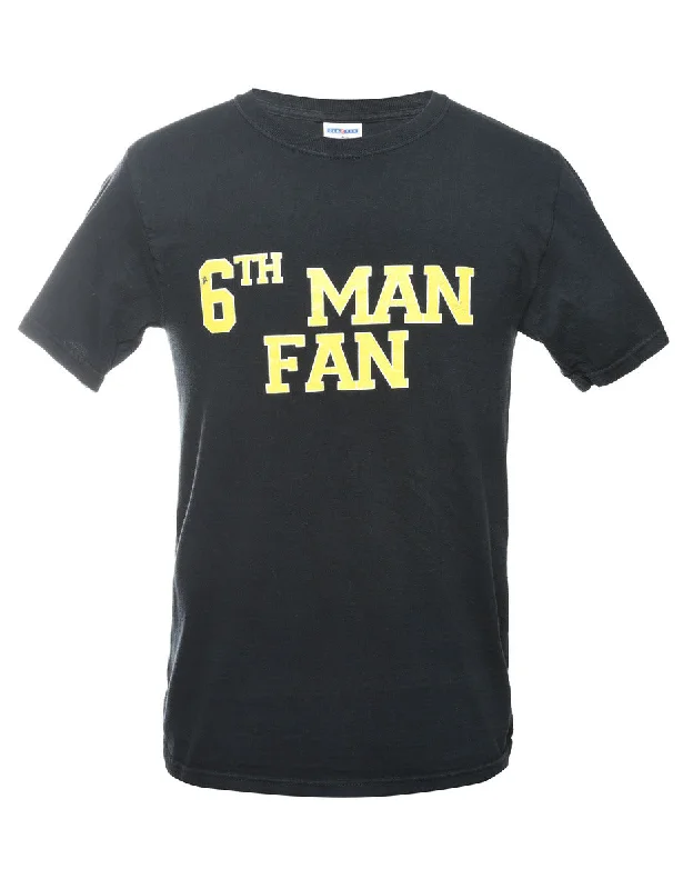 Black Printed T-shirt - S Business Business