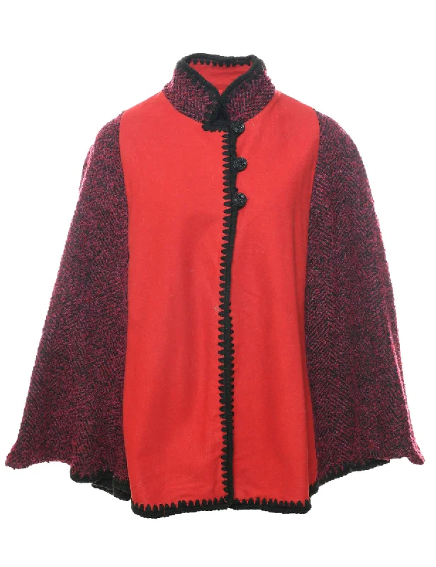 Red Cape - M Artistic Women's Hand - painted Artistic Women's Hand - painted