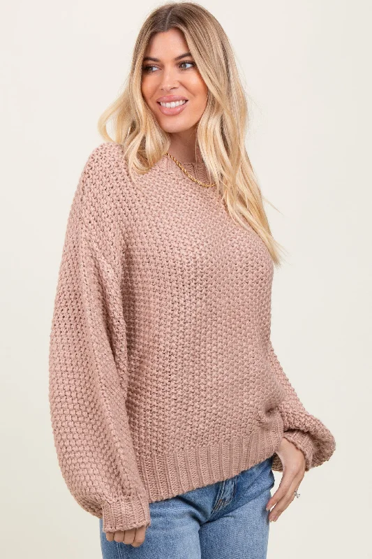 Pink Chunky Knit Oversized Drop Shoulder Sweater Dynamic Women's Moto Dynamic Women's Moto Pink Chunky Knit Oversized Drop Shoulder Sweater Dynamic Women's Moto Dynamic Women's Moto
