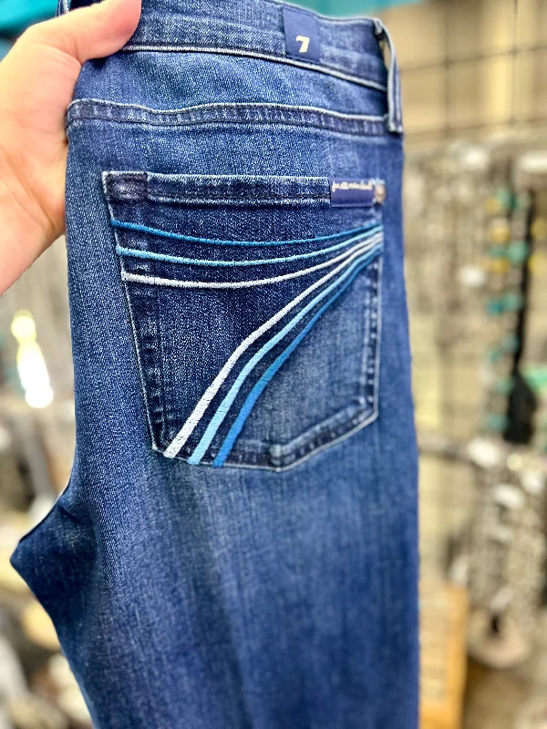 7 For All Mankind Dojo - Blues Stitch Rugged Women's Outdoor  Rugged Women's Outdoor 