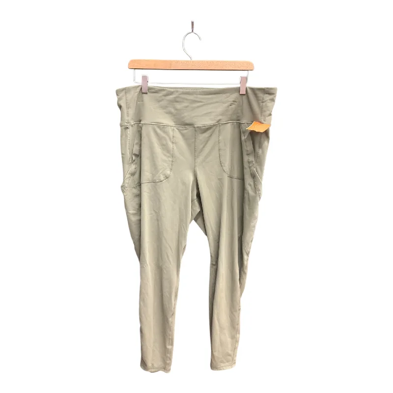 Athletic Leggings By Torrid In Green, Size: 3x Gym Gym