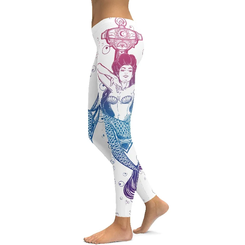 Bright White Mermaid Leggings Practical Women's Quick - dry Practical Women's Quick - dry Bright White Mermaid Leggings Practical Women's Quick - dry Practical Women's Quick - dry