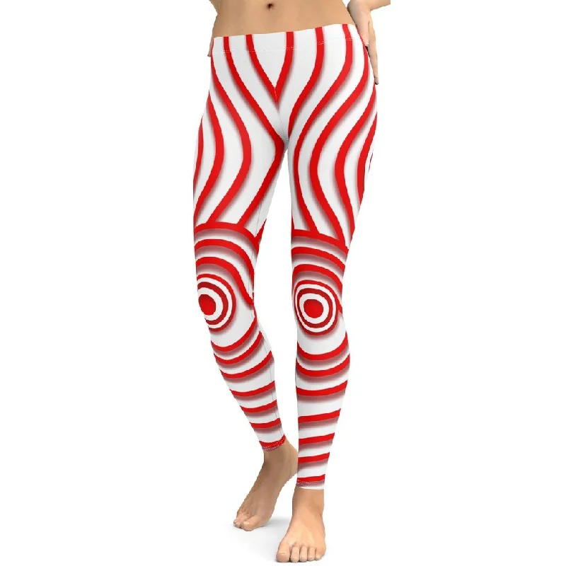 Red Target Leggings Cozy Women's Sherpa - lined Cozy Women's Sherpa - lined