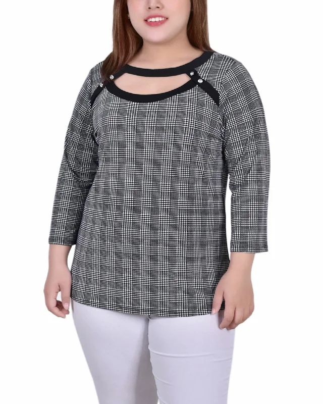 Black White Plaid