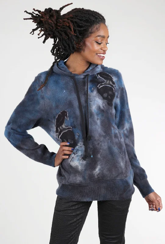 Poe Cashmere Hoodie, Smoke garde garde