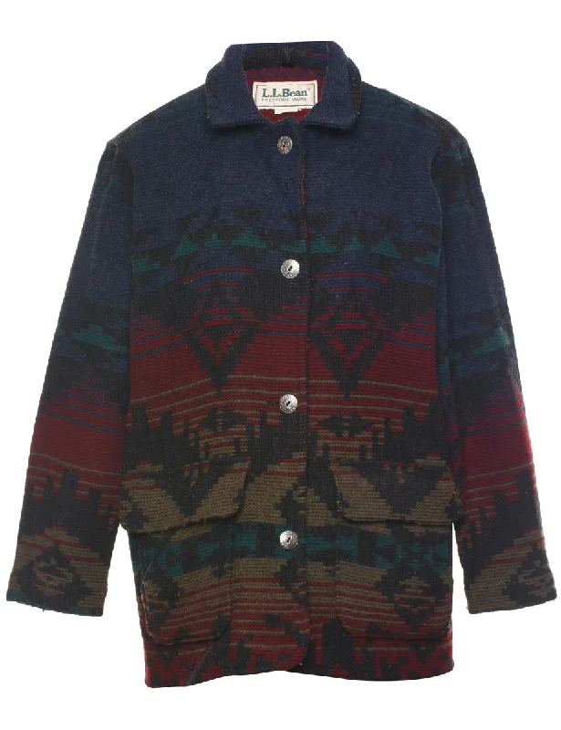 L.L. Bean Wool Coat - M Hip Women's Retro Hip Women's Retro