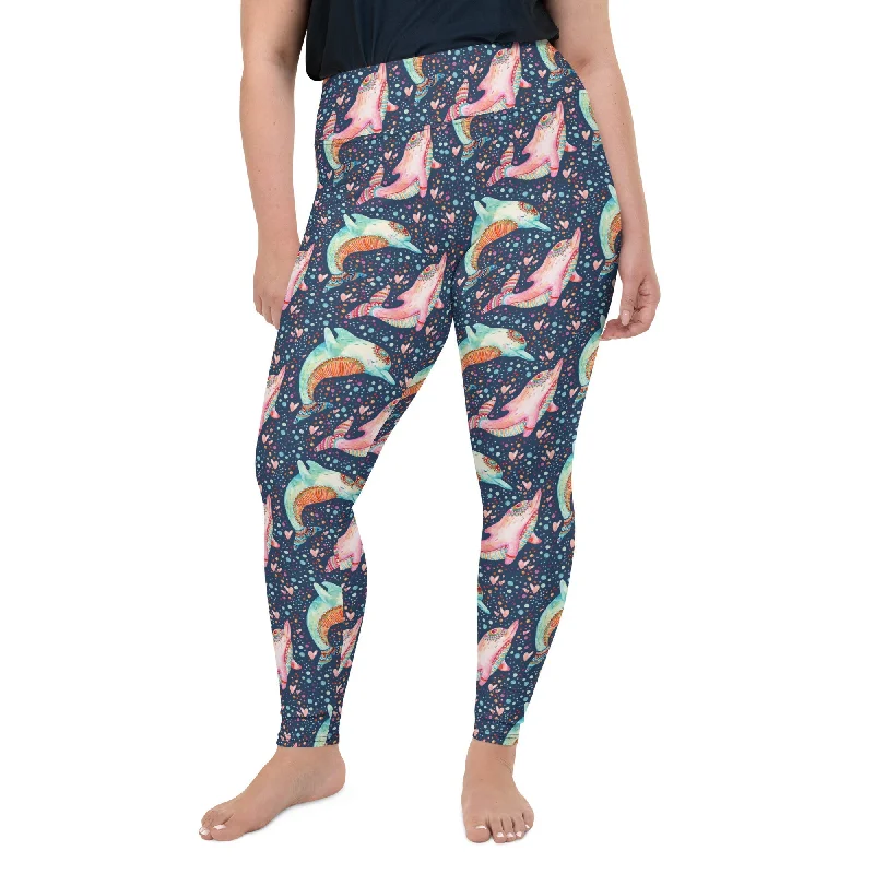 Dolphin Plus Size Leggings Cashmere Cashmere
