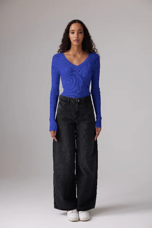 Colorush Jones Skinny Rib V Sleek Women's Metallic Sleek Women's Metallic