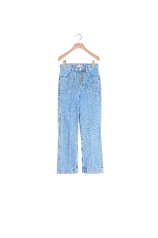Jean en coton à poches fantaisie Hip Women's Retro Hip Women's Retro