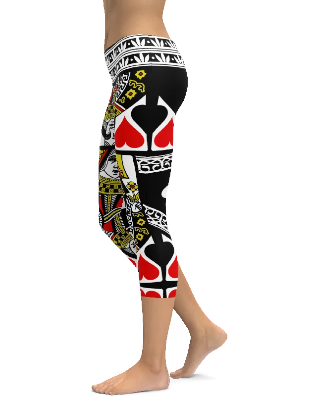 Queen of Hearts Capris Sleek Women's  Sleek Women's 