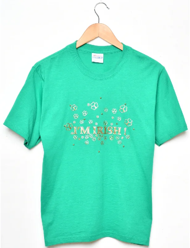 I'M Irish! Printed T-shirt - S Practical Women's Multi -  Practical Women's Multi - 