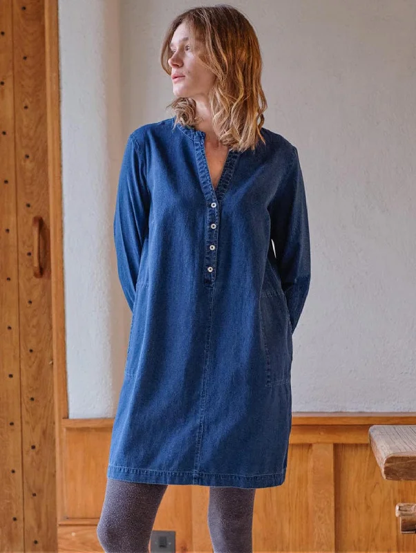 Wren Cotton Dress | Denim Business Business