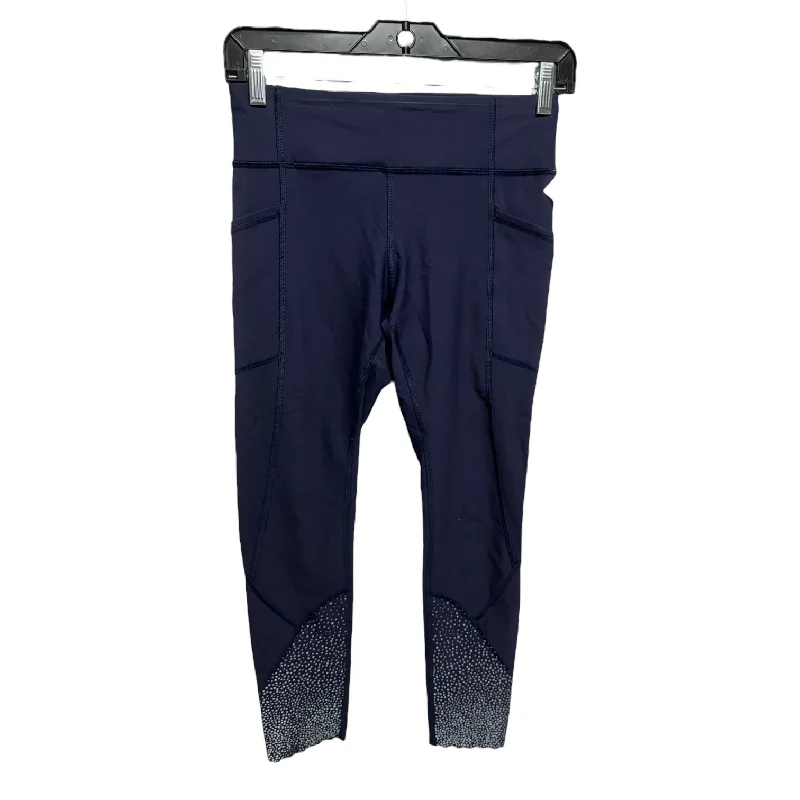 Athletic Leggings By Lululemon In Navy, Size: 6 Youthful Women's Pop Youthful Women's Pop