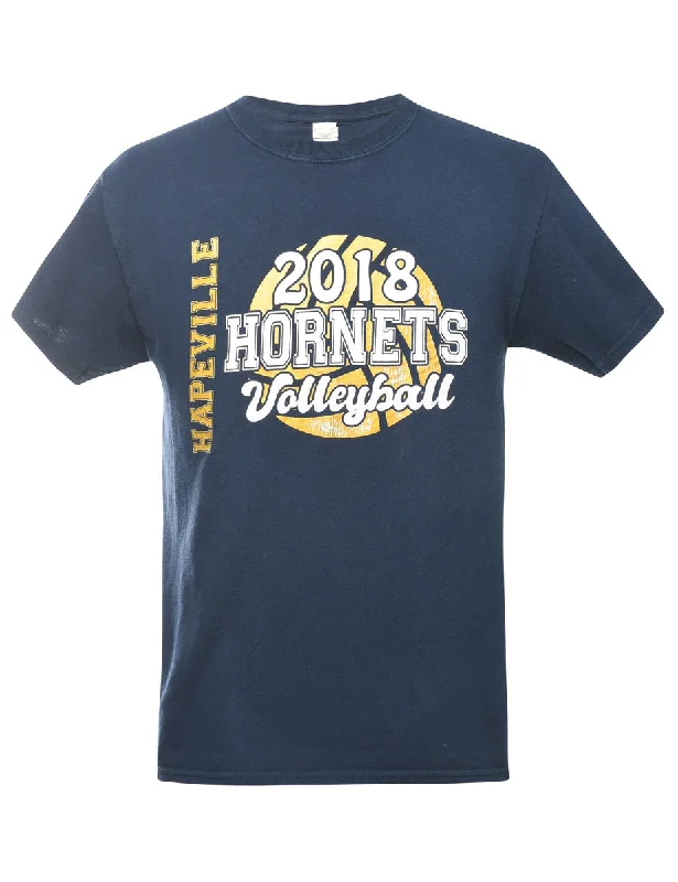 Hapeville Hornets Volleyball Printed T-shirt - M Scandinavian Scandinavian