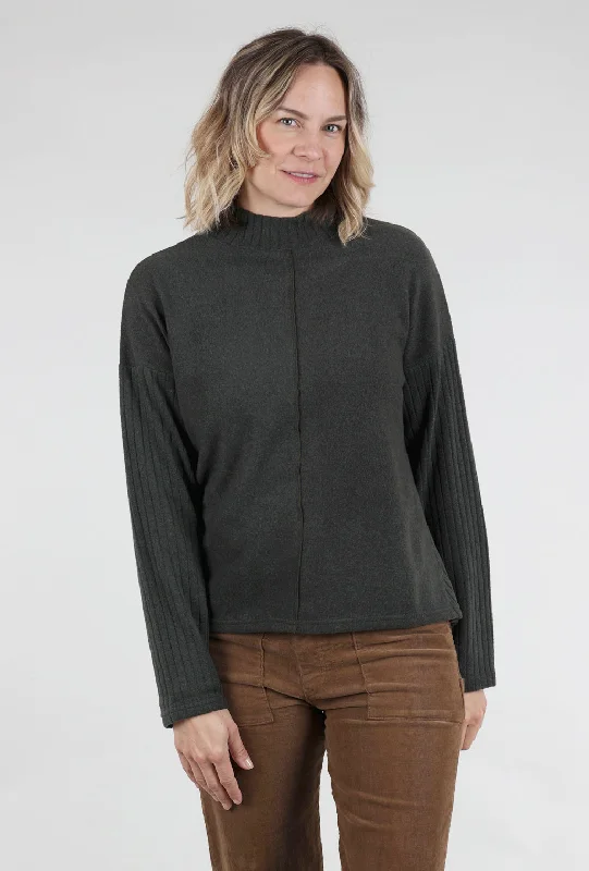 Ribbed Contrasts Top, Olive Rugged Women's Outdoor  Rugged Women's Outdoor 