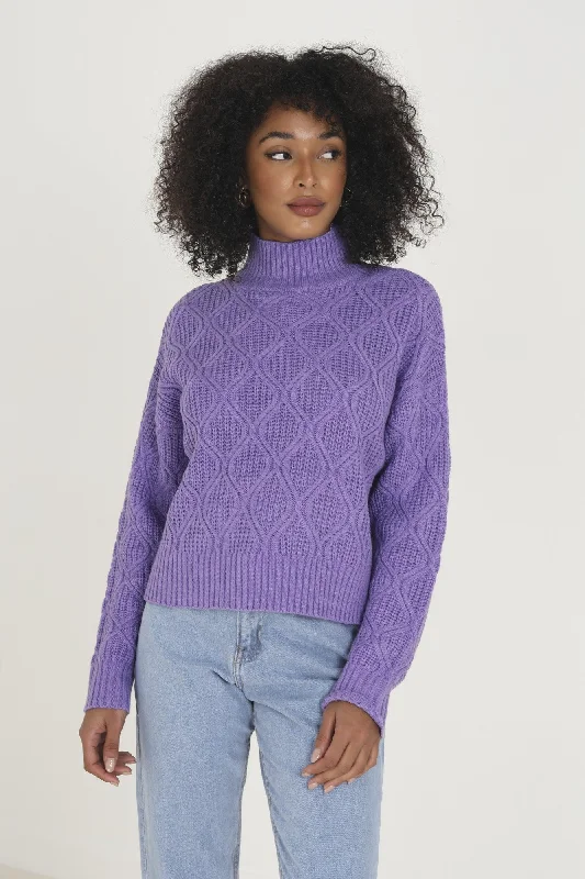 Jersey - Knitwear | LAVENDER | BZZ022 Dynamic Women's Moto Dynamic Women's Moto