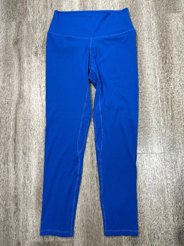 Athletic Leggings By Yunoga In Blue, Size: L Women Women