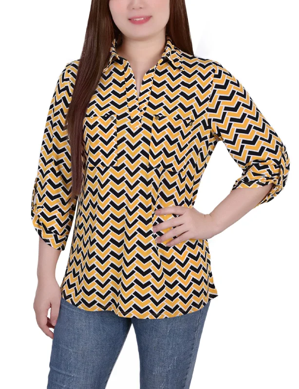 Yellow Black Zigzag